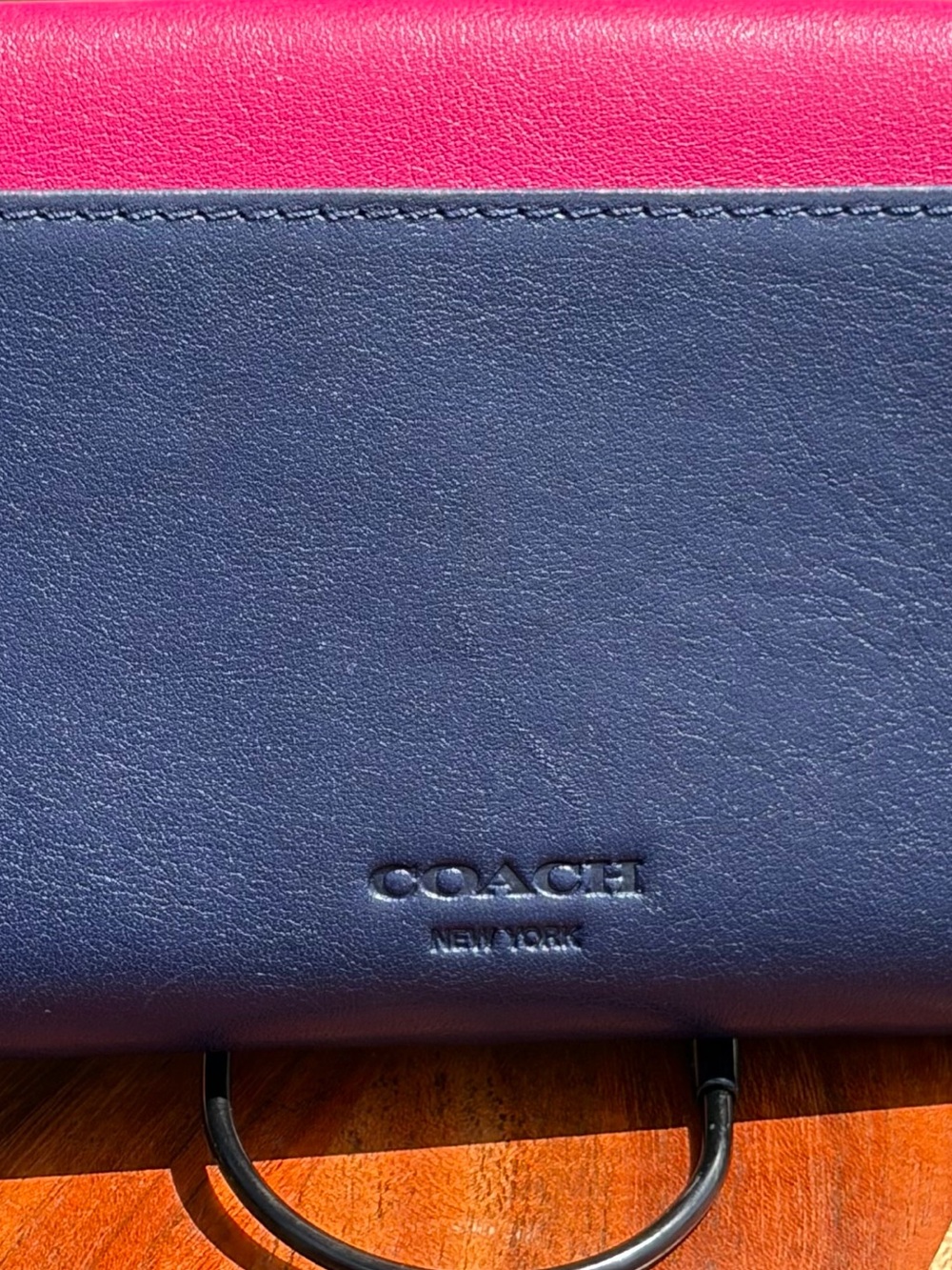 Coach Legacy Colorblock Leather Accordion Wallet EUC - Picture 10 of 16